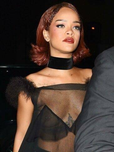 Rihanna Candid See-Through Nipple Slip Photos Leaked - Barbados on tubephoto.pics