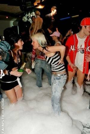 Adorable babes and horny guys are into hardcore foam sex party on tubephoto.pics