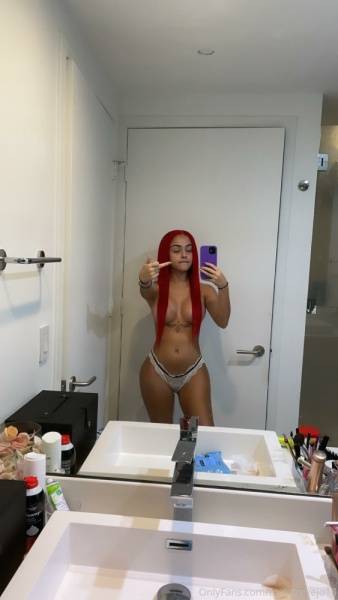 Malu Trevejo Topless Redhead Thong Onlyfans Set Leaked - Usa on tubephoto.pics
