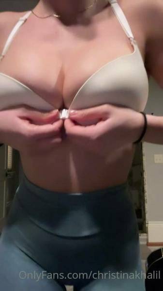 Christina Khalil Nude Gym Bra Strip Onlyfans Video Leaked - Usa on tubephoto.pics