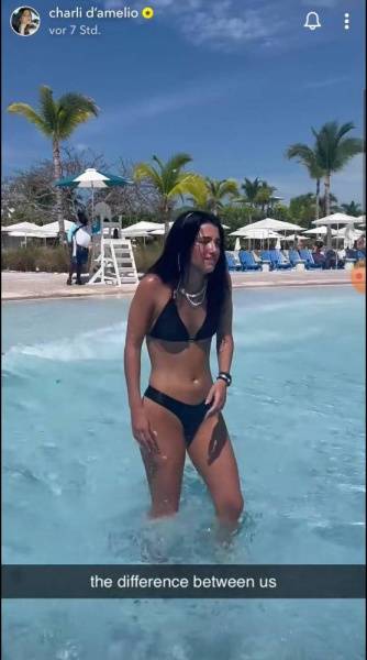 Charli D 19Amelio Bikini Wave Pool Video Leaked - Usa on tubephoto.pics